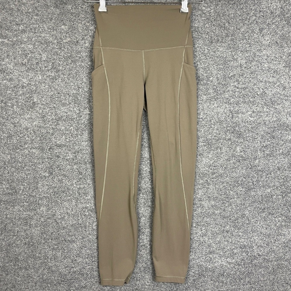Lululemon Women 4 Olive Green Excellent Leggings pant